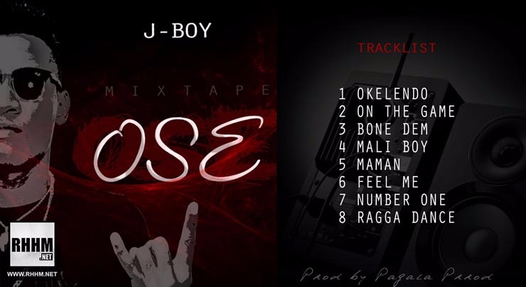 J-BOY - OSÉ (Mixtape 2018) - Couverture