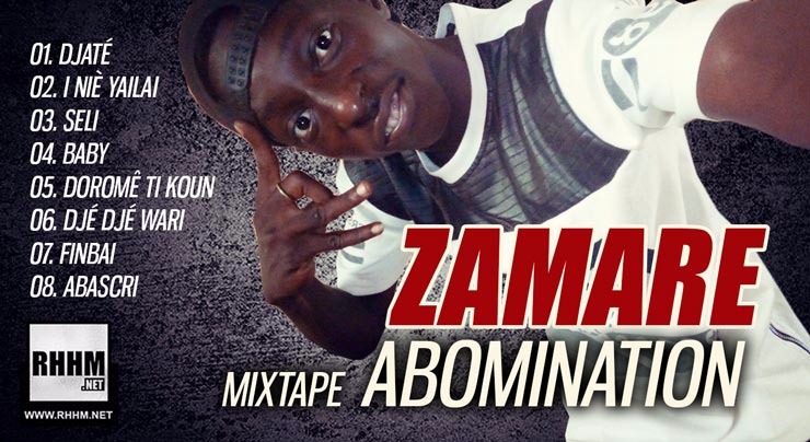 ZAMARE - ABOMINATION (Mixtape 2018) - Couverture arrière