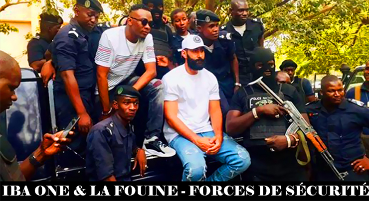 IBA ONE & LA FOUINE avec les forces de sécurité (Vidéo 2019)