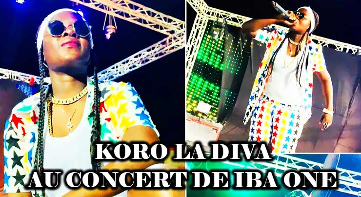 KORO LA DIVA au CONCERT de IBA ONE au STADE DU 26-MARS (Vidéo 2019)