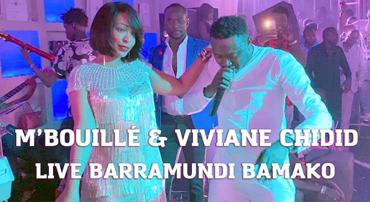M'BOUILLÉ KOITÉ et VIVIANE CHIDID en live, BAMAKO MALI (Vidéo 2019)